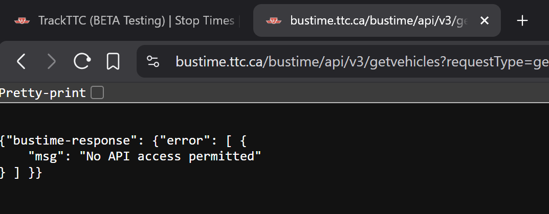Bustime Error